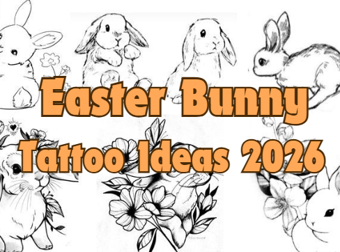 20+ Cute Easter Bunny Tattoo Ideas : Adorable Designs to Celebrate Spring Renewal
